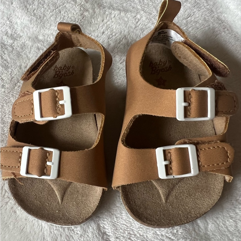 Baby faux cork sandals size 3